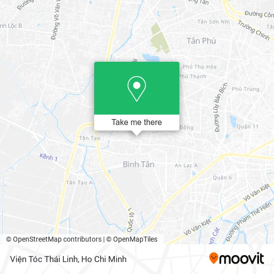 Viện Tóc Thái Linh map