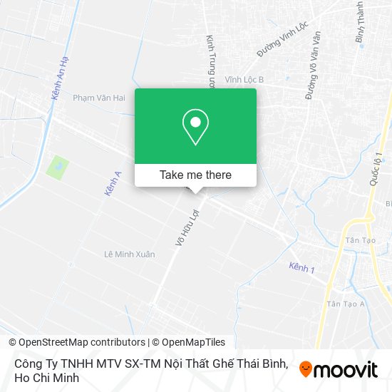 Công Ty TNHH MTV SX-TM Nội Thất Ghế Thái Bình map