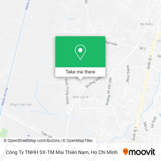 Công Ty TNHH SX-TM Mai Thiên Nam map