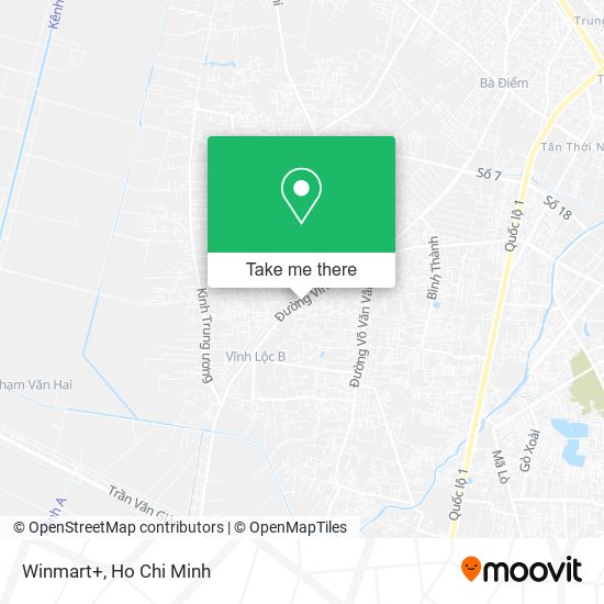Winmart+ map