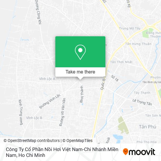 Công Ty Cổ Phần Nồi Hơi Việt Nam-Chi Nhánh Miền Nam map