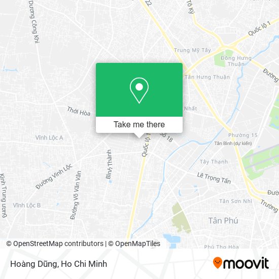 Hoàng Dũng map