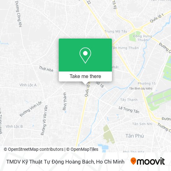 TMDV Kỹ Thuật Tự Động Hoàng Bách map