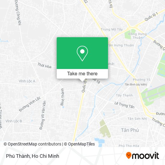Phú Thành map