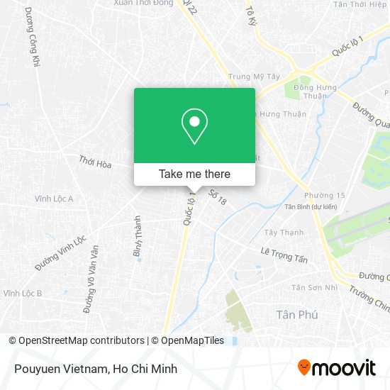 Pouyuen Vietnam map