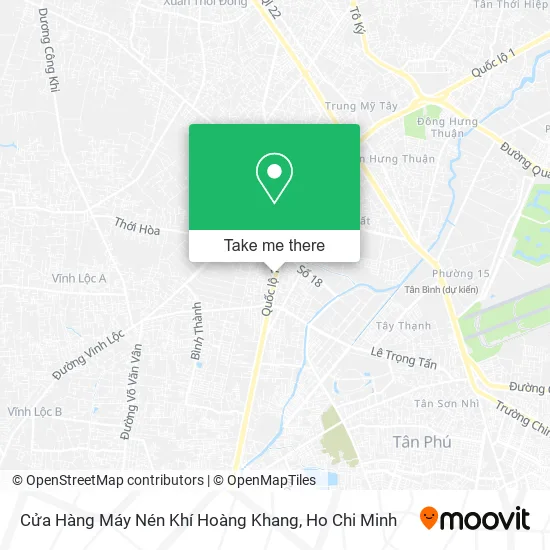 Cửa Hàng Máy Nén Khí Hoàng Khang map