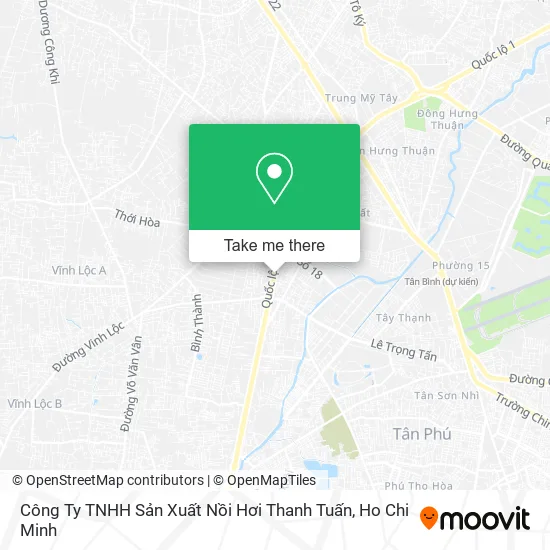 Công Ty TNHH Sản Xuất Nồi Hơi Thanh Tuấn map