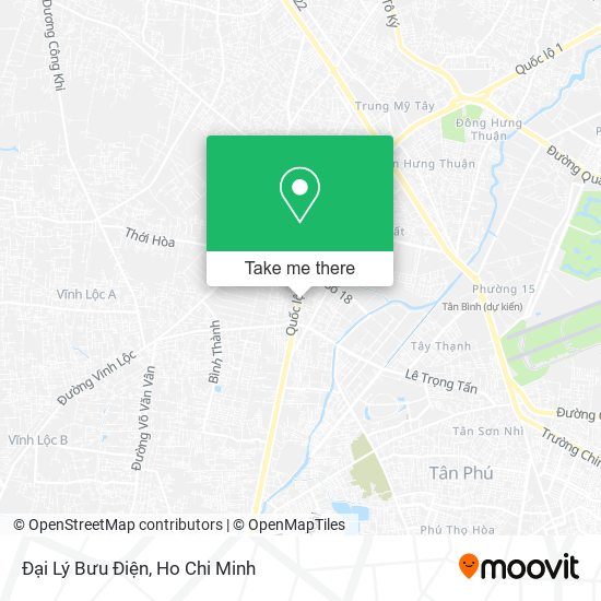 Đại Lý Bưu Điện map