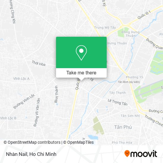 Nhàn Nail map