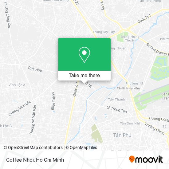 Coffee Nhoi map
