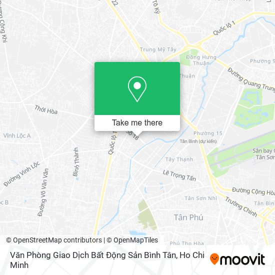 Văn Phòng Giao Dịch Bất Động Sản Bình Tân map