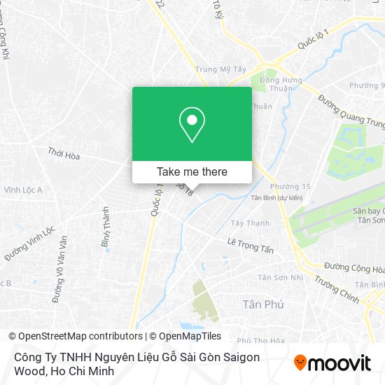 Công Ty TNHH Nguyên Liệu Gỗ Sài Gòn Saigon Wood map