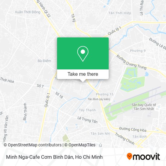 Minh Nga-Cafe Cơm Bình Dân map
