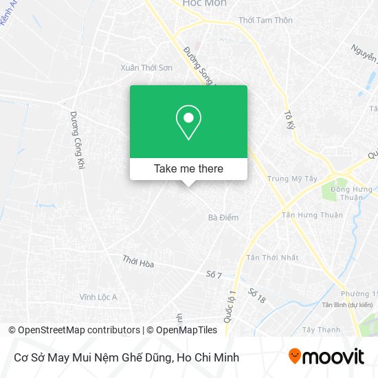 Cơ Sở May Mui Nệm Ghế Dũng map