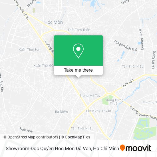 Showroom Độc Quyền Hóc Môn Đỗ Vân map