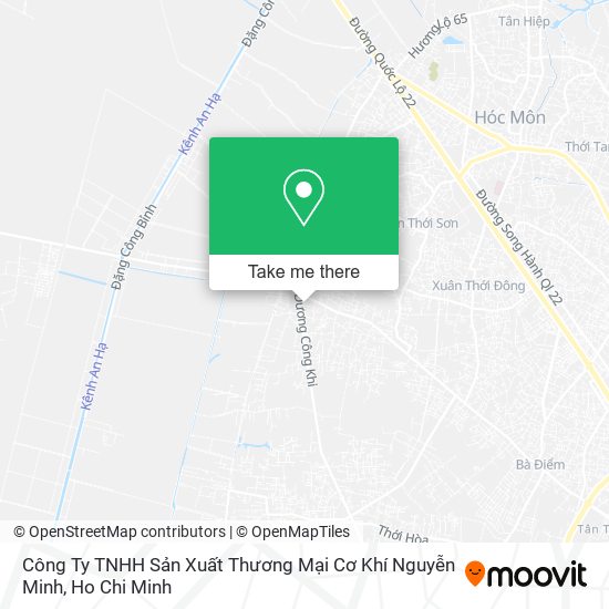 Công Ty TNHH Sản Xuất Thương Mại Cơ Khí Nguyễn Minh map