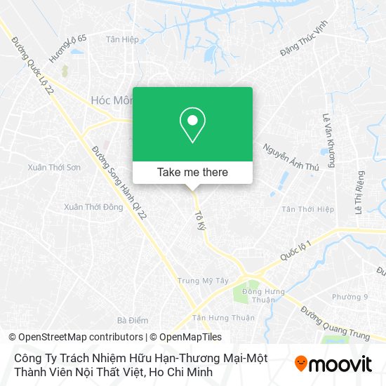 Công Ty Trách Nhiệm Hữu Hạn-Thương Mại-Một Thành Viên Nội Thất Việt map