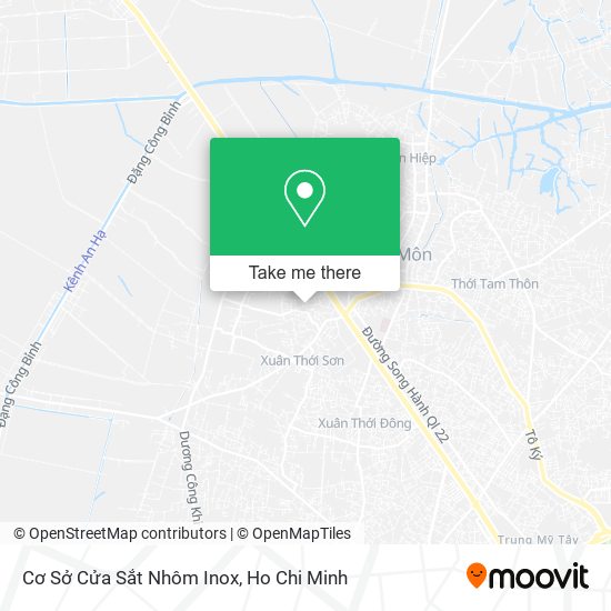 Cơ Sở Cửa Sắt Nhôm Inox map