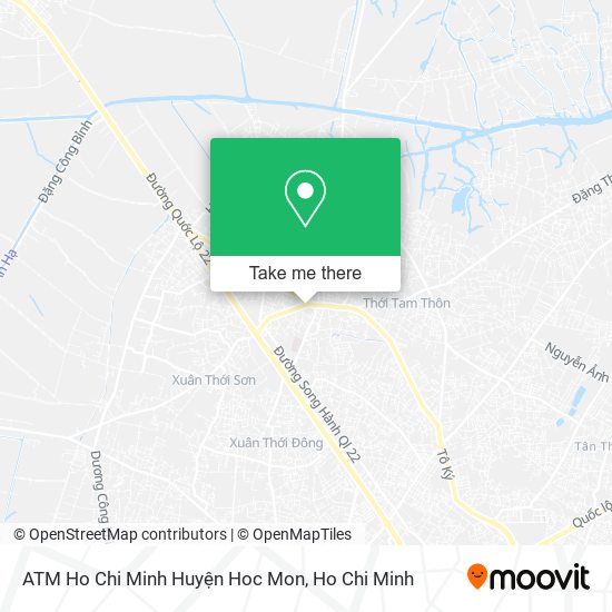 ATM Ho Chi Minh Huyện Hoc Mon map