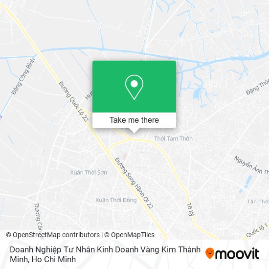 Doanh Nghiệp Tư Nhân Kinh Doanh Vàng Kim Thành Minh map