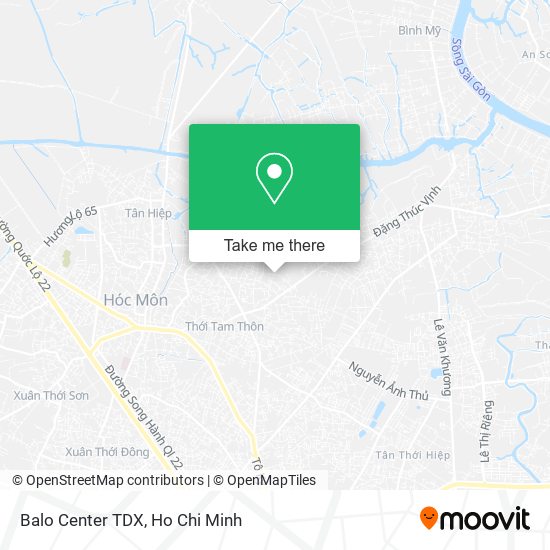 Balo Center TDX map
