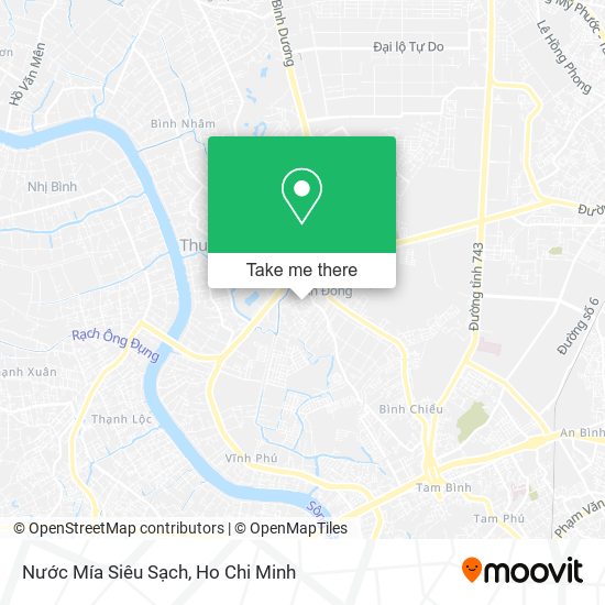 Nước Mía Siêu Sạch map