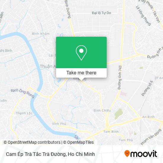 Cam Ép Trà Tắc Trà Đường map