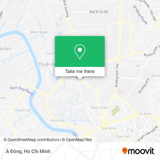 Á Đông map
