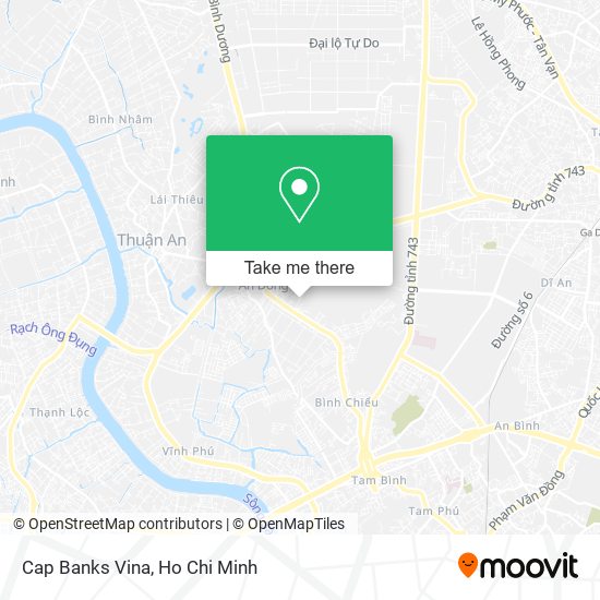 Cap Banks Vina map