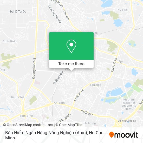 Bảo Hiểm Ngân Hàng Nông Nghiệp (Abic) map