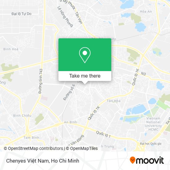 Chenyes Việt Nam map