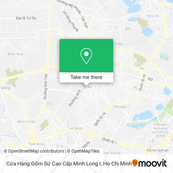 Cửa Hàng Gốm Sứ Cao Cấp Minh Long I map