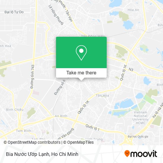 Bia Nước Ướp Lạnh map