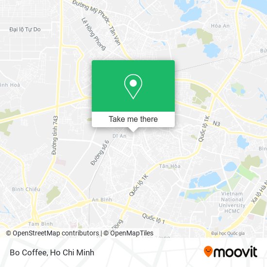 Bo Coffee map