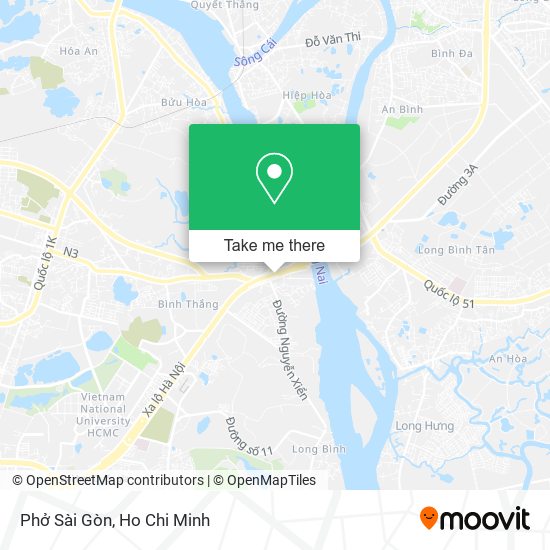 Phở Sài Gòn map
