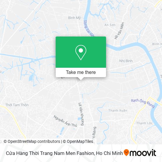 Cửa Hàng Thời Trang Nam Men Fashion map