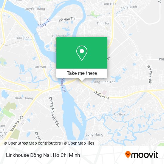 Linkhouse Đồng Nai map