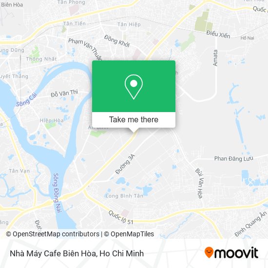 Nhà Máy Cafe Biên Hòa map