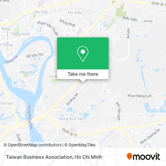 Taiwan Business Association map