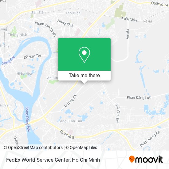 FedEx World Service Center map