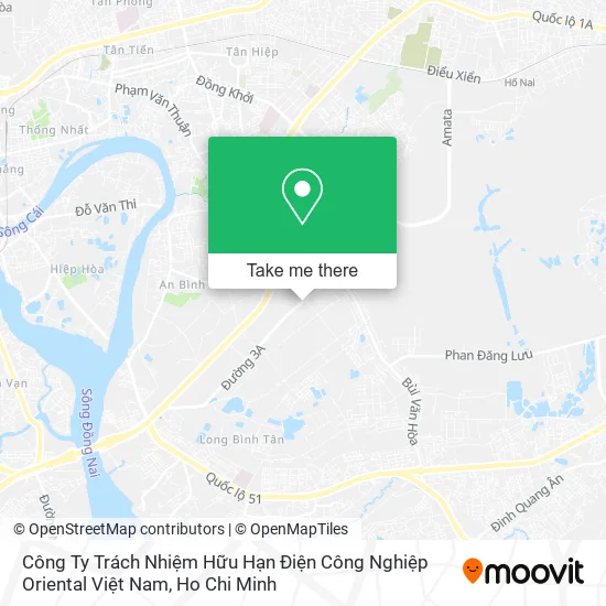 Công Ty Trách Nhiệm Hữu Hạn Điện Công Nghiệp Oriental Việt Nam map