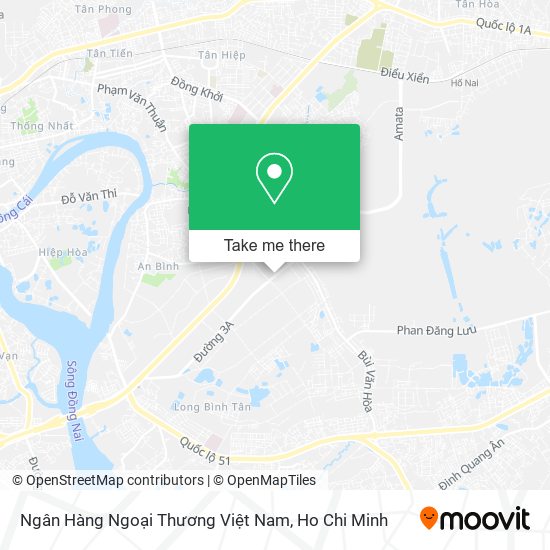 Ngân Hàng Ngoại Thương Việt Nam map