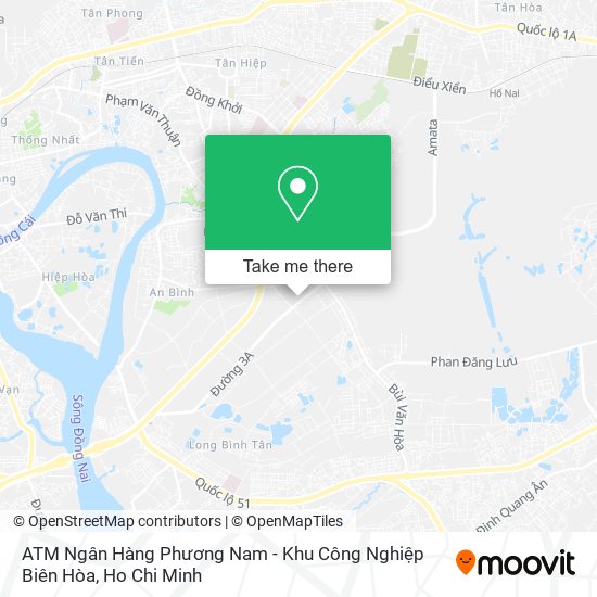 ATM Ngân Hàng Phương Nam - Khu Công Nghiệp Biên Hòa map