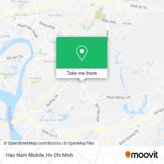 Hào Nam Mobile map