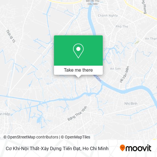 Cơ Khí-Nội Thất-Xây Dựng Tiến Đạt map