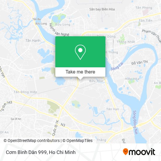 Cơm Bình Dân 999 map