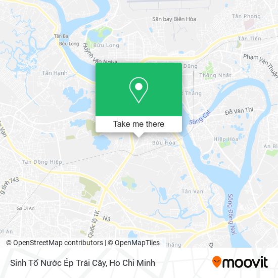 Sinh Tố Nước Ép Trái Cây map
