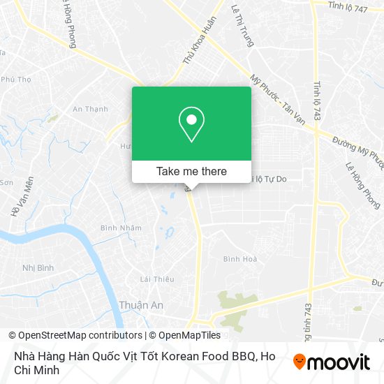 Nhà Hàng Hàn Quốc Vịt Tốt Korean Food BBQ map