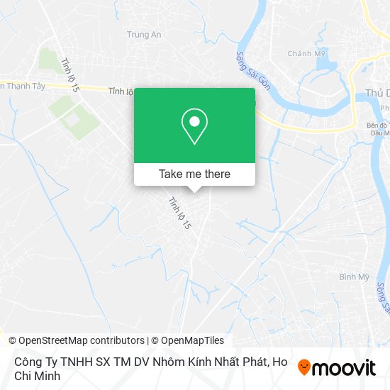 Công Ty TNHH SX TM DV Nhôm Kính Nhất Phát map