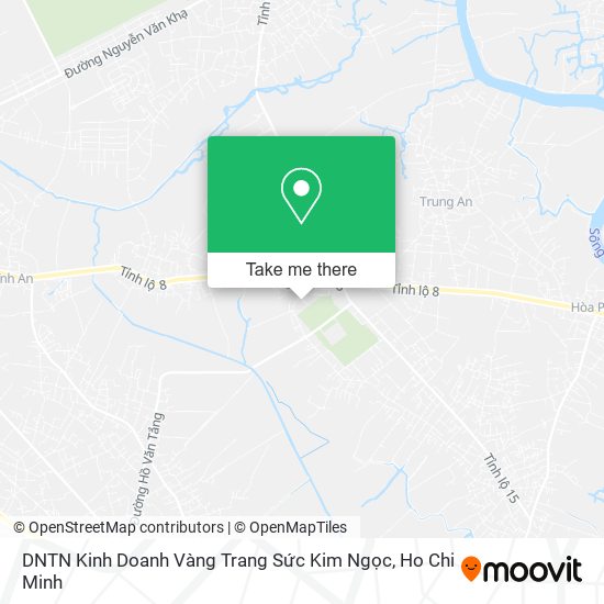 DNTN Kinh Doanh Vàng Trang Sức Kim Ngọc map